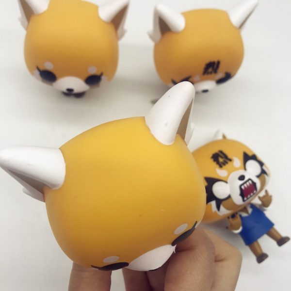 Aggretsuko Rage Chainsaw Date Night reative cartoon figurine Vinyl Action Collectible Model Toy for gift 2 - Aggretsuko Merch