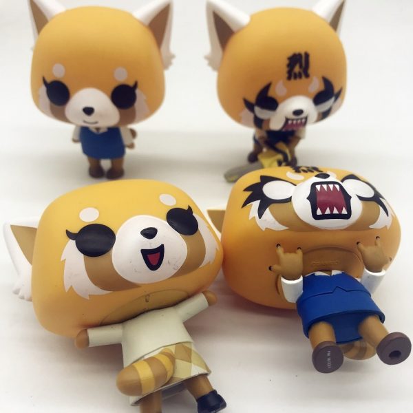 Aggretsuko Rage Chainsaw Date Night reative cartoon figurine Vinyl Action Collectible Model Toy for gift 5 - Aggretsuko Merch