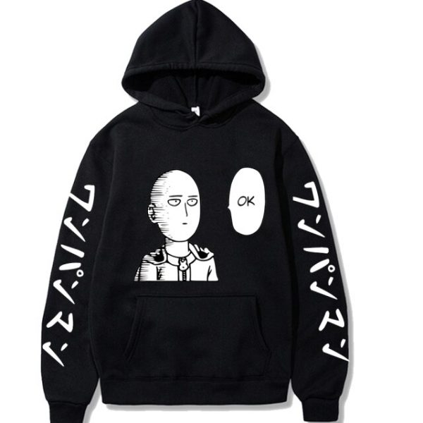 Men Women Hoodie Funny One Punch Man Sweatshirt Fitted Soft Anime Manga - Aggretsuko Merch