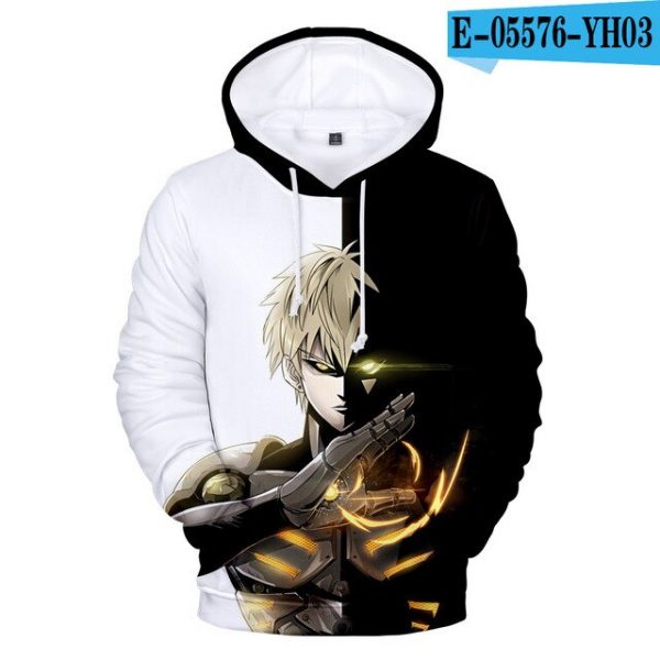 New Anime One Punch man Saitama Oppai Hoodie Hooded Sweatshirt Ho 1 - Aggretsuko Merch