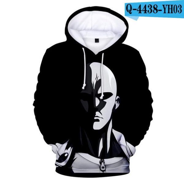 New Anime One Punch man Saitama Oppai Hoodie Hooded Sweatshirt Ho - Aggretsuko Merch