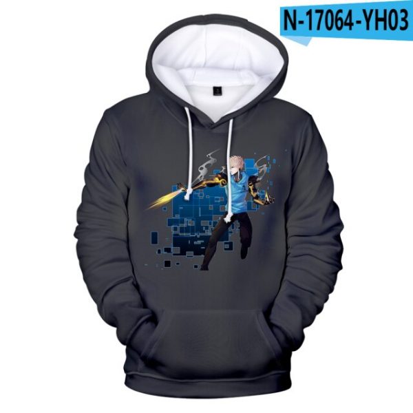 Personality One Punch Man Hoodie Jumper Sweatshirt Autumn Winter Hoody Harajuku - Aggretsuko Merch