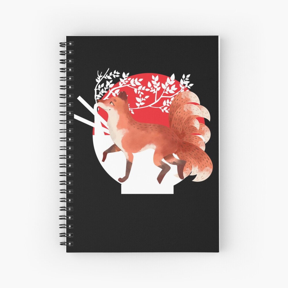 aggretsuko-notebooks-fox-leaves-ramen-ver2-spiral-notebook